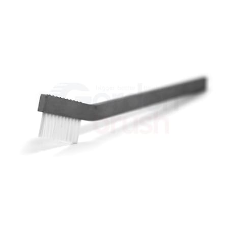 Gordon Brush 2x11 Row 0.010 Static Dissipative Nylon Bristle Al Handle Hand-Laced, PK12 11S9AG-12